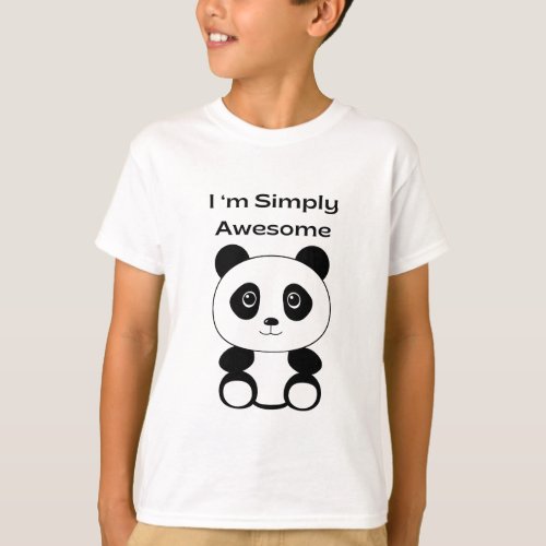 Simple Awesomeness Kids T_Shirt T_Shirt