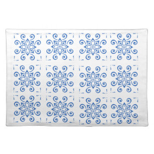 Simple Azulejo   Cloth Placemat