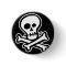 Simple B&W Skull & Crossbones