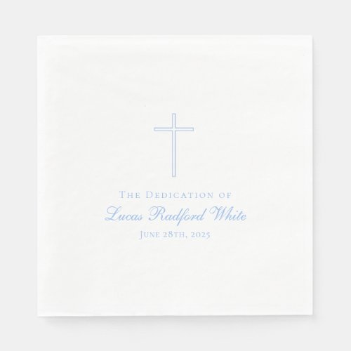 Simple Baby Dedication/Baptism Napkin