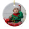  Simple Baby First Christmas Photo Ceramic