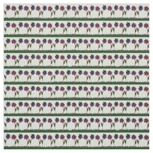 Simple baby flower design fabric