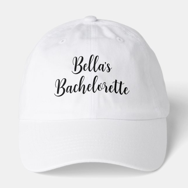 Simple Bachelorette Party Hat (Front)