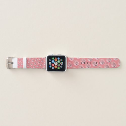 Simple Ballet Shoes Repeat Pattern Apple Watch Band