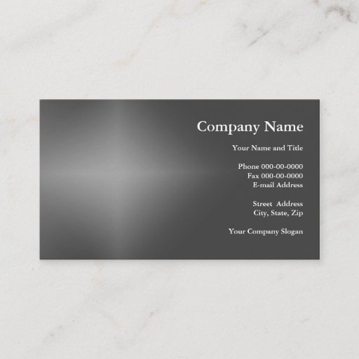 Customizable Simple Basic Business Card