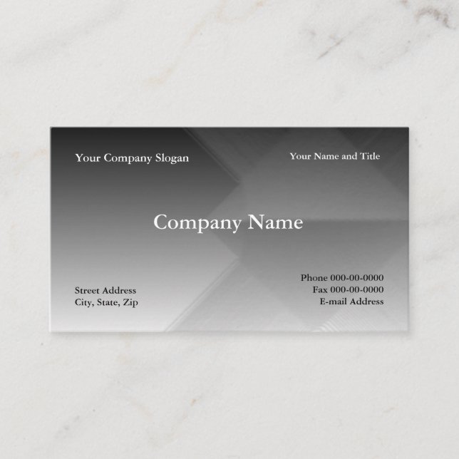 Simple Basic Business Card (Front)
