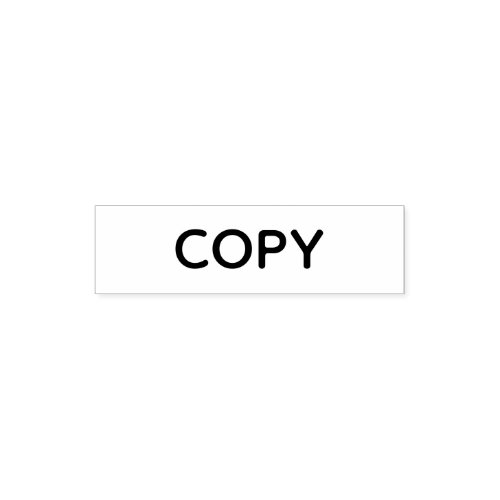 Simple basic business custom text COPY  Pocket Stamp