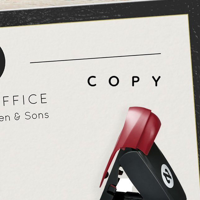 Simple basic business custom text COPY Pocket Stamp (Creator Uploaded)