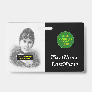 Simple, Basic Employee/Staff Portrait Badge