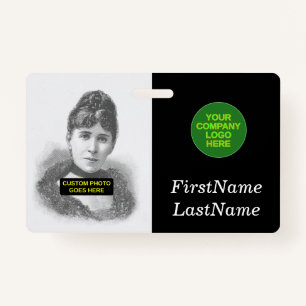 Simple, Basic Employee/Staff Portrait Badge