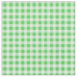 Simple Basic Green Gingham Fabric