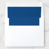 Simple Basic Minimalist Navy Blue Envelope Liner | Zazzle