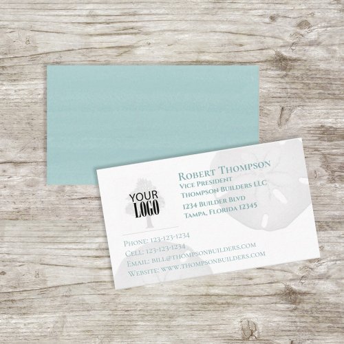 Simple Basic Professional Add Your Logo Template B Business Card