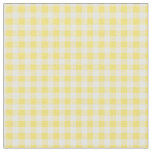 Simple Basic  Sunny Yellow Gingham Fabric