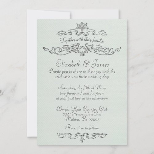 Simple Basic Wedding Invitations