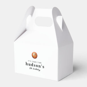 Simple Basketball Favor Boxes