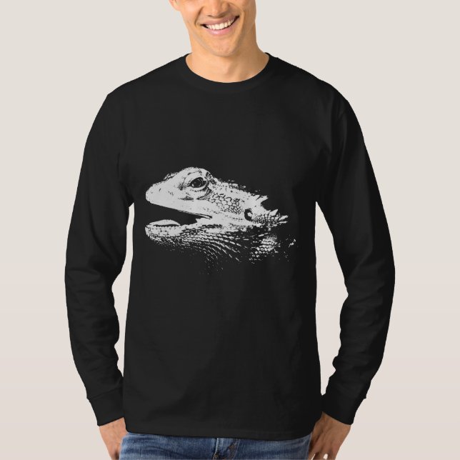 Simple Bearded Dragon T-Shirt (Front)