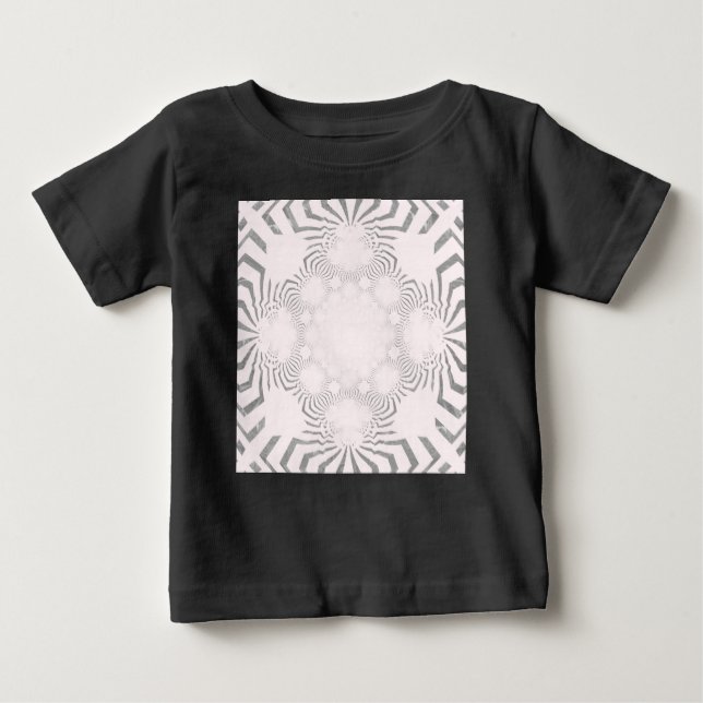Simple Beautiful amazing soft white pattern design Baby T-Shirt (Front)