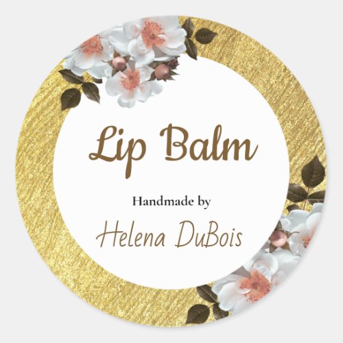 Simple Beauty Lip Balm Product Label