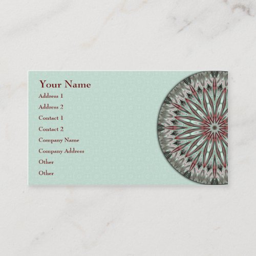 Simple Beauty Mandala - Business Card