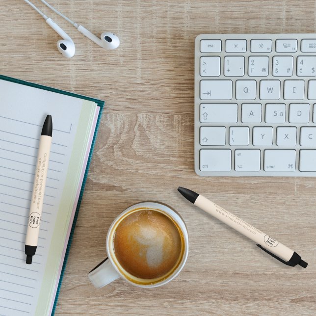 Simple beige minimalist pen (Creator Uploaded)