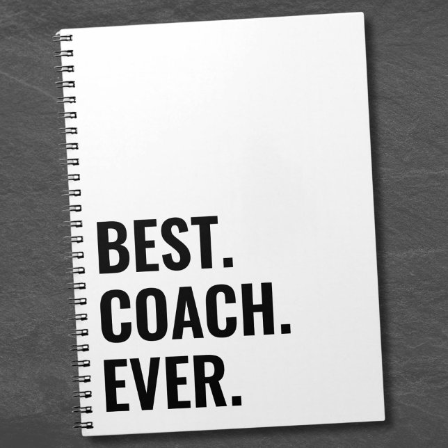 Simple Best Coach Ever Notebook (Simple Best Coach Ever notebook)