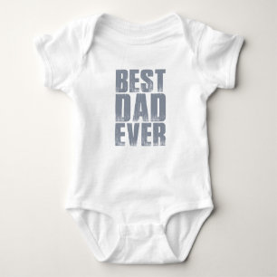 Simple Best Dad Ever Father's Day Bodysuit
