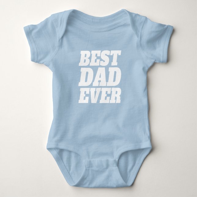 Simple Best Dad Ever Father's Day | Bodysuit (Front)
