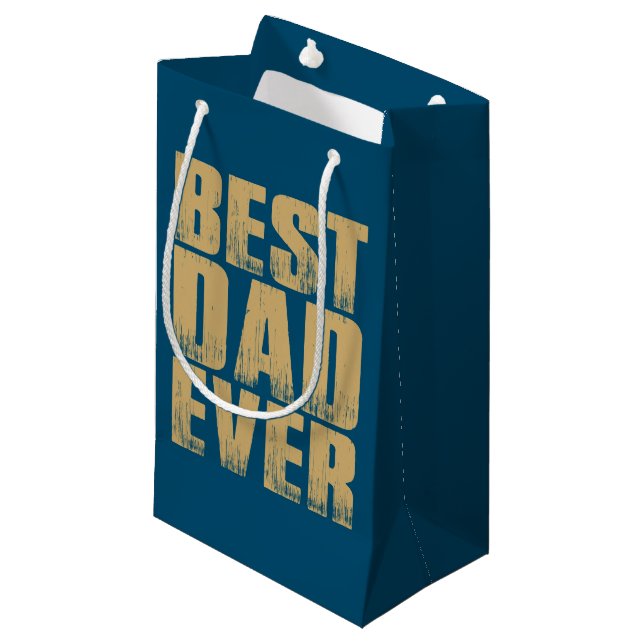 Simple Best Dad Ever Father's Day | Gift Bag (Front Angled)