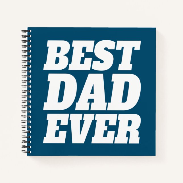 Simple Best Dad Ever Father's Day | Notebook (Front)