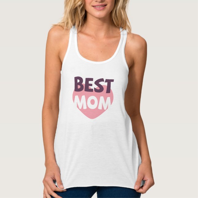 Simple Best Mom Mother's Day | Tank Top (Front)