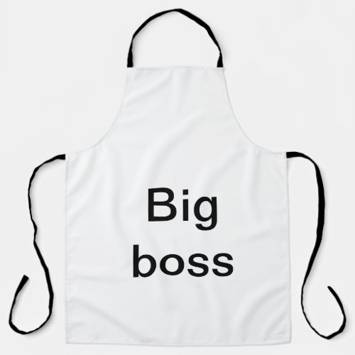 simple big boss apron 