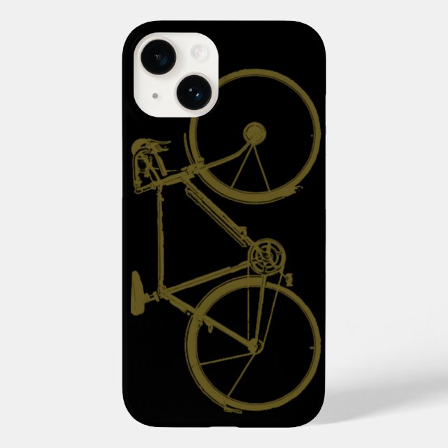 simple bike, cyclist Case-Mate iPhone case (Back)