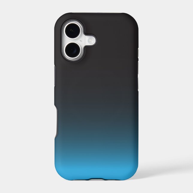 Simple Black and Blue Pattern Iphone Case (Back)