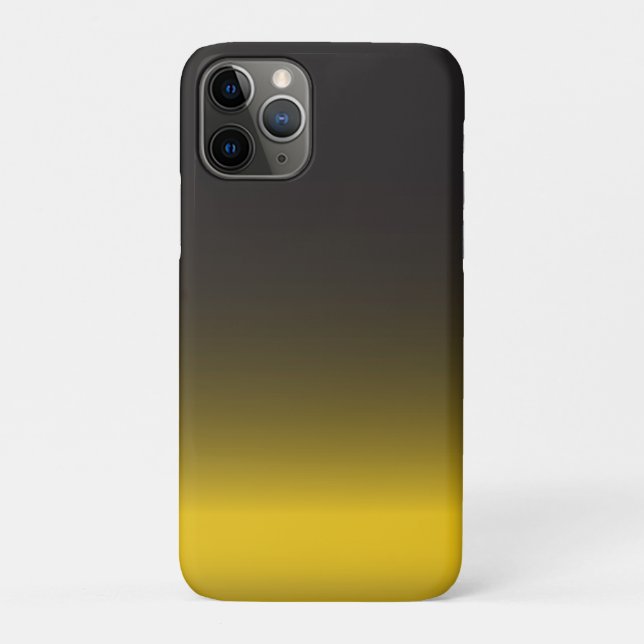 Simple Black and Gold iPhone 7 Case (Back)
