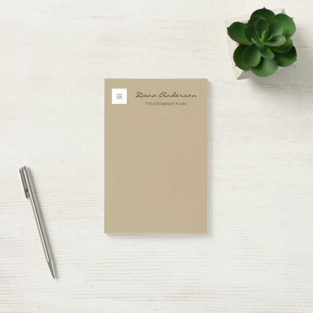 Simple Black and Tan Notes (Office)