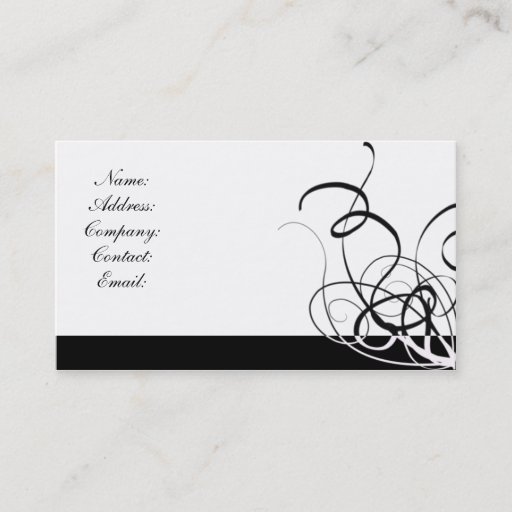 Customizable business card - elegant