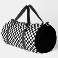 Simple Black and White Checkered Pattern