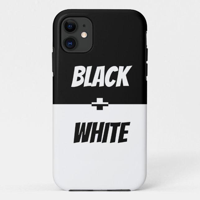 Simple Black and White elegance! Case-Mate iPhone Case (Back)