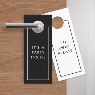 https://rlv.zcache.com/simple_black_and_white_go_away_or_come_in_party_door_hanger-r_npr99_307.jpg