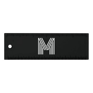 Simple Black and White Initial Ruler