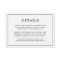 Simple Black and White Monogram Elegant Wedding