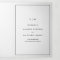 Simple Black and White Monogram Elegant Wedding