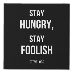 simple black and white motivational canvas art