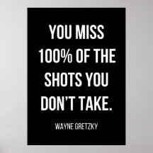 simple black and white motivational poster