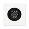 Simple Black and White Social Media Business Card