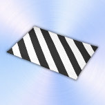 Simple Black And White Stripes | Cloth Placemat at Zazzle