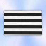 Simple Black And White Stripes | Placemat at Zazzle