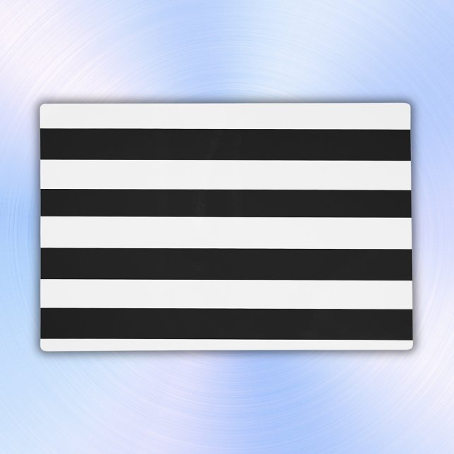 Simple Black and White Stripes | Placemat (Creator Uploaded)