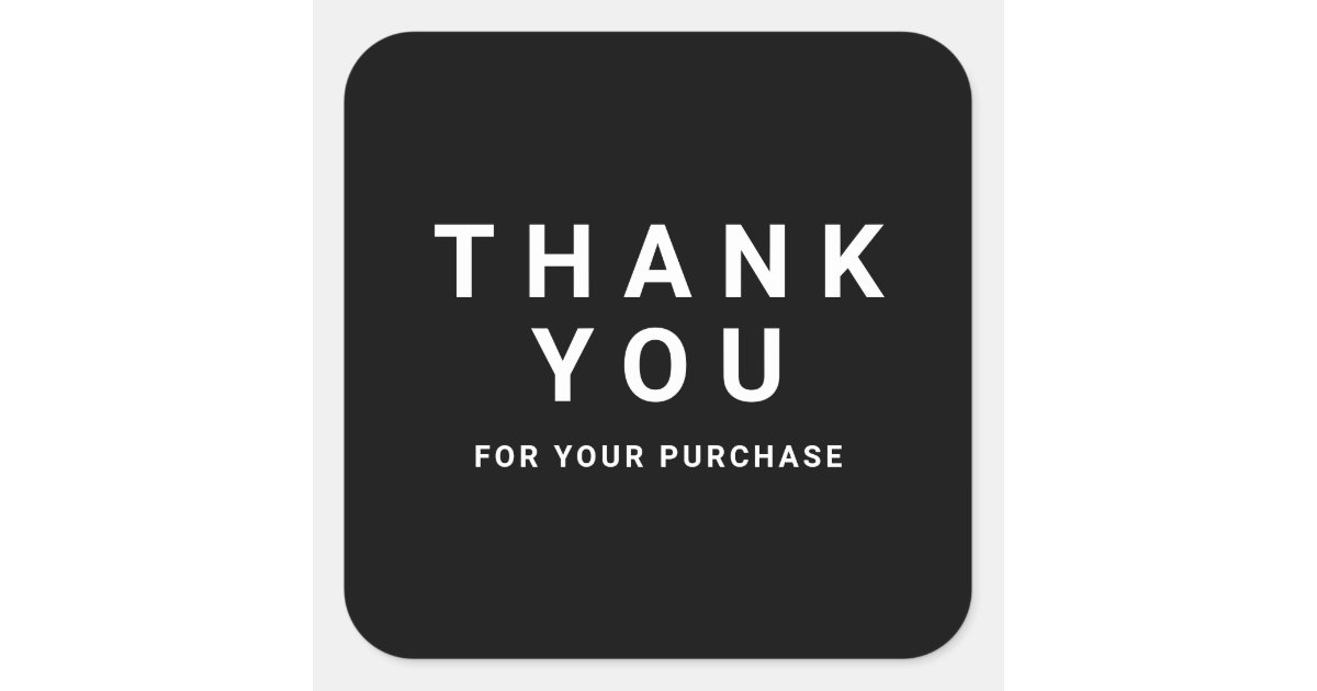 Employee Thank You Appreciation Inexpensive Square Sticker, 48% OFF